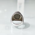 thumbnail image 7 of Rough Pyrite Mans Ring, Natural RAW Pyrite Gemstone Ring, Money Pyrite Birthstone, Silver Jewelry, 925 Silver Ring, Birthday Gift, Heavy Mens Ring, Arabic Turkish Ottoman Ring, Christmas, Signet Ring, 7 of 7