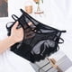 thumbnail image 3 of Braguitas sexy de encaje negro de cintura alta para mujer - Braguitas de talla grande - Poliéster/spandex - Cobertura total - M-XL, 3 of 4