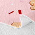 thumbnail image 5 of Manfei Whimsical Christmas Elf Bed Spread Queen,Merry Xmas Queen Coverlet Set,3pcs,1 Quilt and 2 Pillowcases, 5 of 7