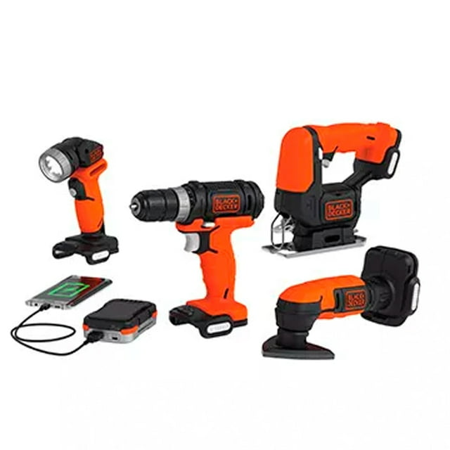 Taladro Atornillador Black+Decker 3/8 12V Sierra Caladora BDCK502C1