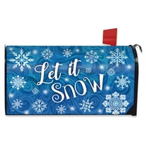 Briarwood Lane Let It Snow Snowflakes Mailbox Cover