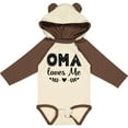thumbnail image 3 of Inktastic Oma Baby Clothes Girls Long Sleeve Baby Bodysuit, 3 of 5