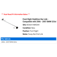 thumbnail image 2 of Front Right Stabilizer Bar Link - Compatible with 2006 - 2007 BMW 525xi, 2 of 2