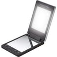 thumbnail image 3 of Headzone Compact Lighted LED Makeup Mirror | Luxurious Aluminum Finish | 11 Brightness & Color Settings | Perfect for Travel | USB Rechargeable | Silver, 3 of 6