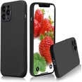 thumbnail image 1 of Case with Protection Camera Lens Liquid Silicone for iPhone 11 Pro Max Case Gel Rubber Shockproof Case Full-Body Protection Soft Anti-Scratch Microfiber Lining 6.5 inch (Classic Black), 1 of 7