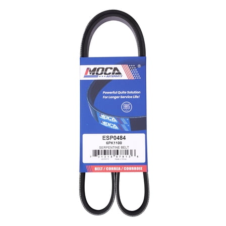 MOCA AUTOPARTS 6PK1100 Serpentine Belt Fit for 2018-2022 Volkswagen Passat 2.0L & 2013-2019 Volkswagen Beetle 2.0L & 2012-2017 Audi A5 Quattro 2.0L