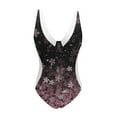 thumbnail image 2 of Aayomet Swimming Suits for Women One Piece Tummy Control Swimsuit One-Piece Plus Size Open Back Bathing Suits,Pink M, 2 of 4