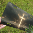 thumbnail image 5 of 1 Pcs 2D Flat License Plate Covers & Frames, Lightning Cross For Decorative Front, Waterproof For Decoration Aluminum License Plate Covers & Frames Cover For Men Women, 12" X 6", 5 of 6