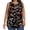 Black, variant on Feancey Plus Size Sleeveless Tunic Tops for Women Trendy Tie Dye Print Casual Loose Tank Tops Flowy Pleated Summer Blouses Navy XXL