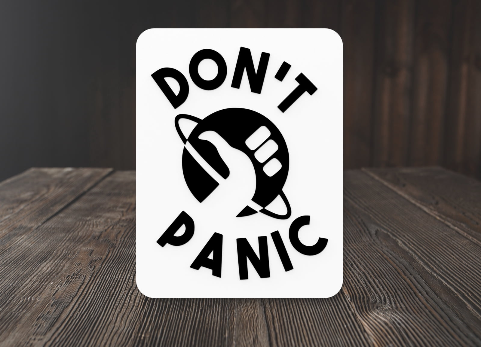 Don't Panic | Funny Sign for Home or Office - Walmart.com