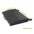 "HECASA 36"" Hinged Griddle Lid Hard Cover for Blackstone Flat Top Griddle with Rear Grease