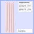 thumbnail image 3 of Mainstays Kids Pink Dotted Light Filtering Tie Top Single Curtain Panel, 38" W x 84" L, 3 of 8