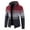 Red, variant on QIPOPIQ Clearance Jackets for Women Fleece Thick Stripe Color Matching Hooded Sweater Coat Gradient Casual Men's