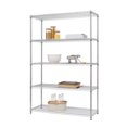 thumbnail image 1 of TRINITY Ecostorage 5-Tier Wire Shelving Rack | 48" X 18" X 72" | Nsf | Chrome, 1 of 9
