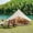 Beige, variant on Jopath Green Bell Tent, Waterproof Glamping Yurt Tent with Stove Jack, 8 People Family Camping Tent for Outdoor Parties Camping Hiking Travel