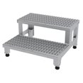 thumbnail image 1 of Vestil Manufacturing ASP-24-SS Support Réglable en Acier Inoxydable 24 x 23 Po. 2 Marches, 1 of 1