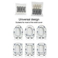 4 Pack Toilet Lid Bumpers Replacement Bumpers Strong Adhesive Toilet