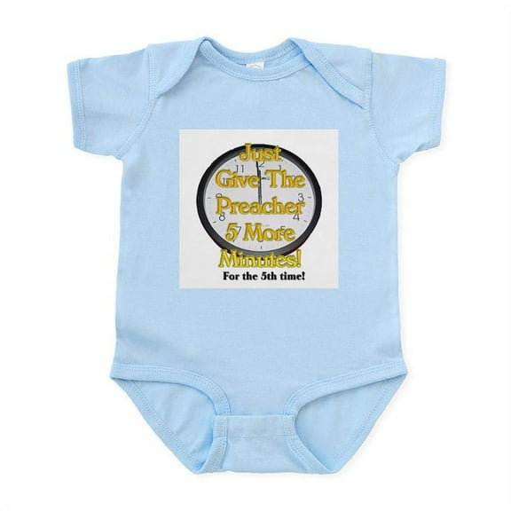 CafePress - Give Me 5 More Minutes Infant Bodysuit - Baby Light Bodysuit, Size Newborn - 24 Months