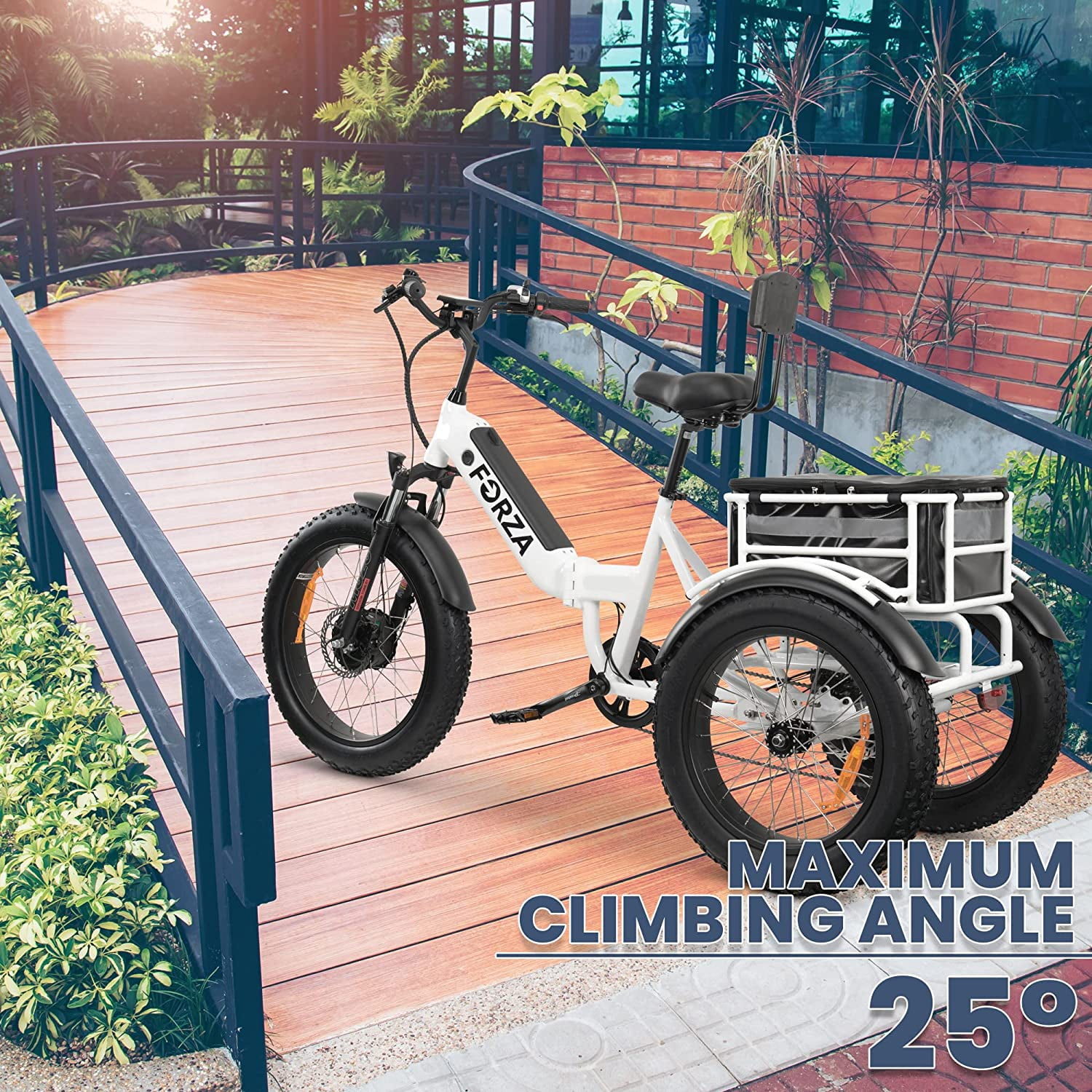 Tricycle adulte avec porte bebe sale