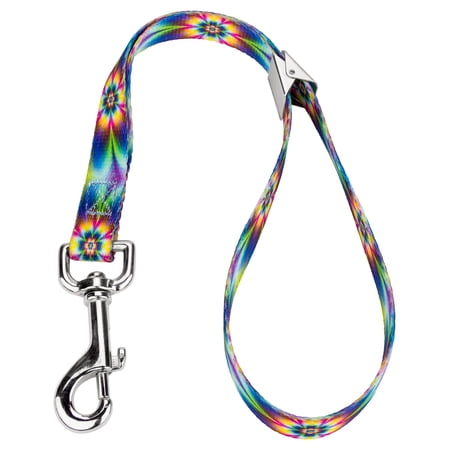 Country Brook Petz® 5/8 inch Tie Dye Flowers Spring Loaded Grooming Loop