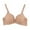 Beige, variant on Darzheoy Women's Lace Beauty Back Solid Strap Wrap Plus Size Underwear Everyday Bra Women Bra 65C/70D/65E/70A/70B/70C