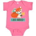 thumbnail image 3 of Inktastic Just Arrived Fox New Baby Boys or Girls Baby Bodysuit, 3 of 5