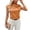 Orange, variant on Satin Tops for Women Short Sleeve Bow Tie Side Blouse Shirts Casual Loose Summer Soft Business Work Elegant Tops