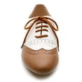 thumbnail image 3 of Ollio Women's Shoes Classic Lace Up Dress Low Flat Heels Oxfords M1914, 3 of 6
