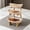 #027-Pink, variant on Cheapark 3 Tier Fruit Bowl Tiered Fruit Serving Tray for Kitchen Dining Table Countertop Stable Base Snack Storage Organizer Gift