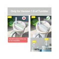 thumbnail image 3 of 1 Set 4pcs 40oz Silicone Anti-Spill Lid And Letter Shaped Cup Decor Hanging Pendants, Cup Accessories, Gift, 3 of 4