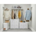 thumbnail image 6 of HOMIDEC Shoe Rack, 6 Tier Shoe Storage Cabinet 24 Pair Plastic Shoe Shelves Organizer for Closet Hallway Bedroom Entryway, 6 of 9