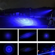 Kepeak High Power Blue Adjustable Beam Laser Pointer Visible Beam 5MW Burn Dot Light