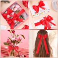 thumbnail image 4 of Minzimin Satin Ribbon, 1 Inch x 50 Yards, Polyester Ribbon, Easy To Cut,  Gift Wrapping, Summer Wedding, Floral Bouquets, Hair Bows, Crafts, Christmas Home Decor, 4 of 6