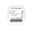 thumbnail image 1 of Interruptor regulador WiFi Tuya Smart para Alexa y Google, color blanco, 1 of 5
