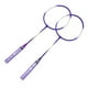 thumbnail image 2 of Juego De Raquetas De Bádminton, 2 Raquetas De aleación De Hierro Súper Ligera Con Varilla Central Elástica Y Soporte En Forma De T Para Principiantes, Niños, Interiores, 2 of 8
