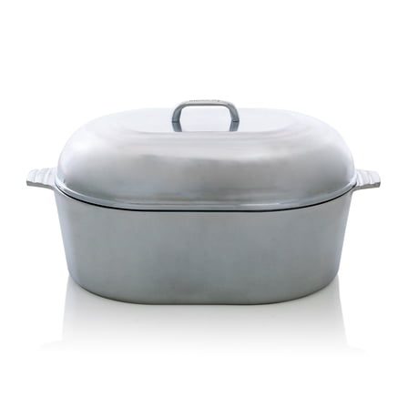 AlumaChef by Cajun Cookware 13-Inch Oval Aluminum Roaster - CC1713