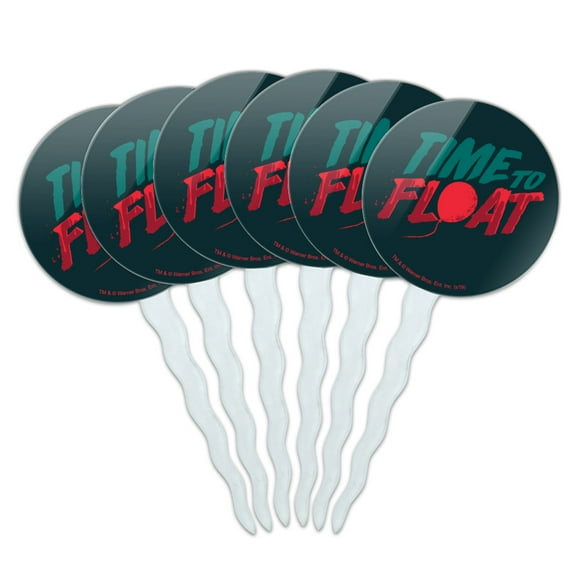 IT:Chapter 2 Time to Float Cupcake Picks Toppers Decoration Set of 6