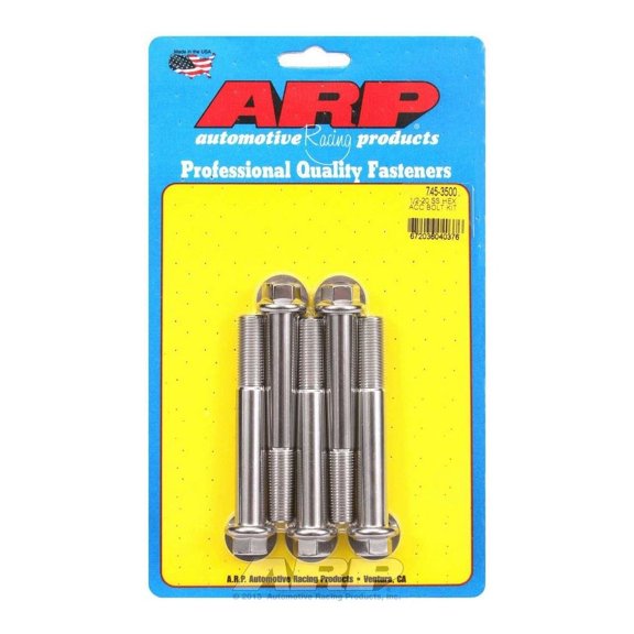 Arp S/S Bolt Kit - 6pt. (5) 1/2-20 x 3.500