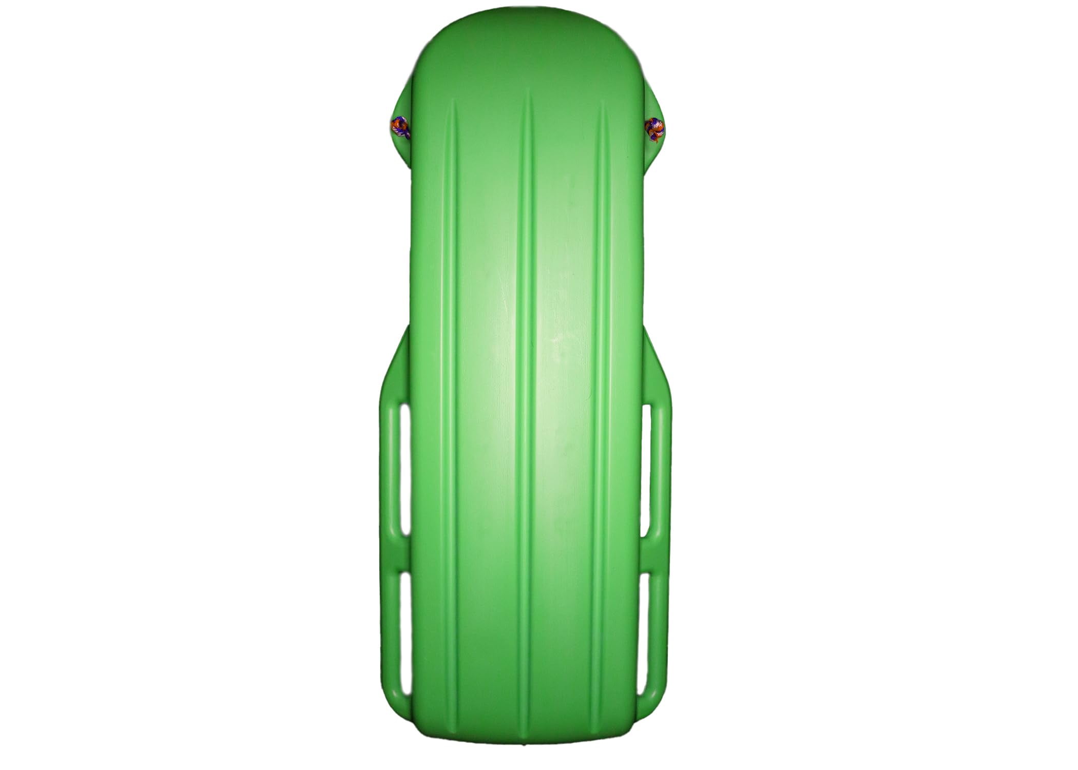 The Original Retro Racer Snow Sled by Confer Plastics, Green Glider Color, Durable Design for All Ages, Made in USA, Available as a Single Sled for Quick Rides
