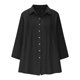 thumbnail image 4 of Vestidos Casuales Para Mujer, Blusas De Mujer De Moda Moda de verano para mujer, cuello en V, manga tres cuartos, color liso, 4 of 8