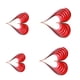 thumbnail image 2 of Bearachild 1 Juego de decoraciones de corazón, adorno colgante romántico, colgante de escena de corazones estéreo único Simple, suministros para Kits de decoración para fiestas Rojo Bearachild HA059997-04, 2 of 6