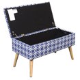 Otto & Ben Easy Lift Top Upholstered Ottoman Storage Bench, Multiple