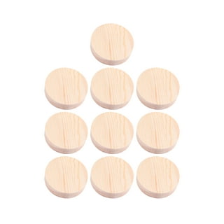 Fuyit Wood Slices 8 Pcs 5.5-6 Inches Unfinished Natural Tree Slice