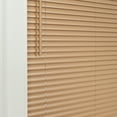 thumbnail image 5 of (2 pack) Mainstays 1" Cordless Vinyl Room Darkening Mini Blinds, Khaki, 29"W x 64"L, 5 of 5