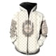 thumbnail image 1 of Sudadera con capucha y cremallera para hombre, estilo europeo y americano, estilo hip hop, informal, divertida, de manga larga, unisex, 1 of 6