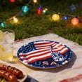 thumbnail image 6 of 20Pcs Disposable Patriotic 9" Paper Plates, 4th of July Tableware for Independence Day Holiday Party Decor Supplies 250th Anniversary, 6 of 6
