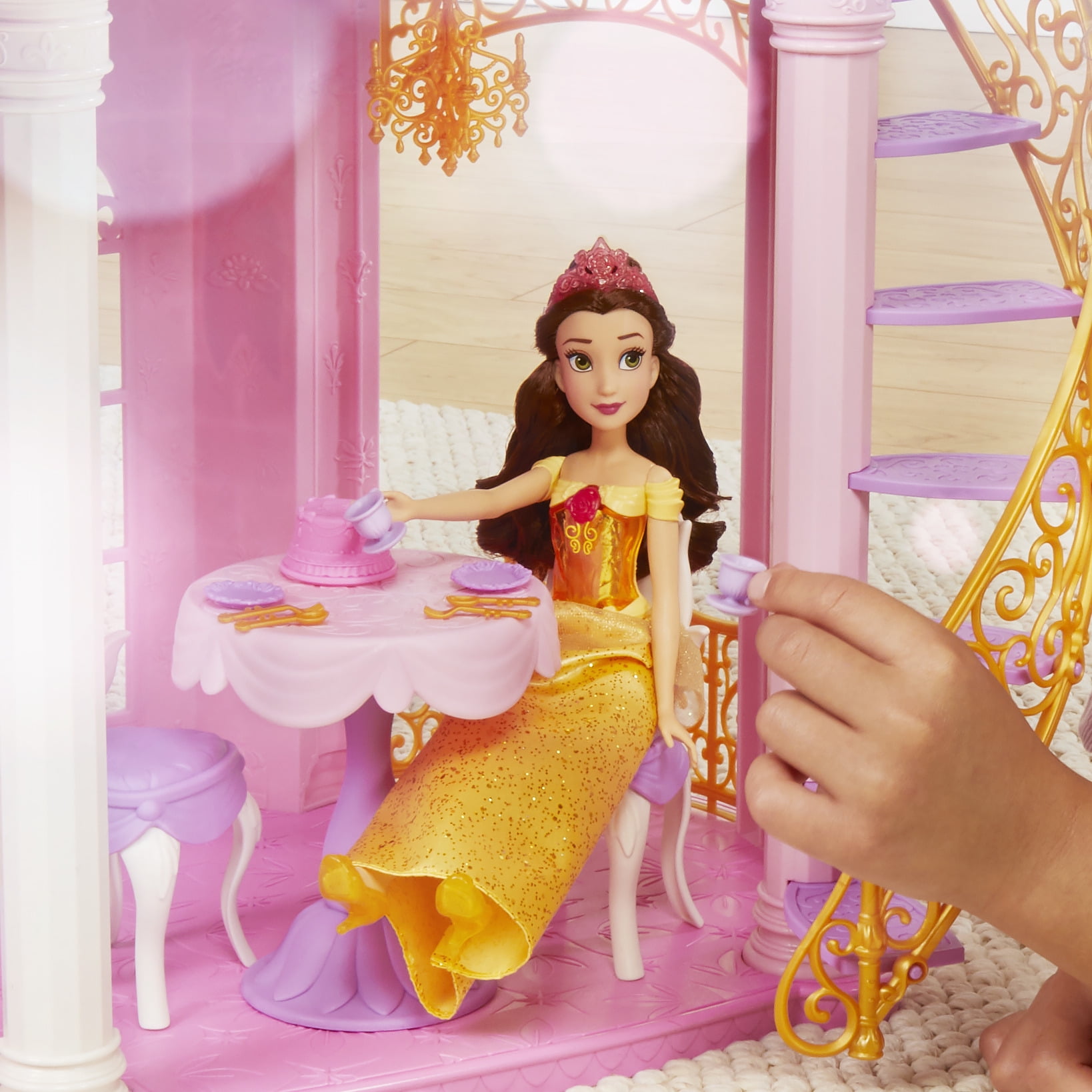 Disney Princess Ultimate Celebration Castle Doll House with Musical Fireworks Light Show