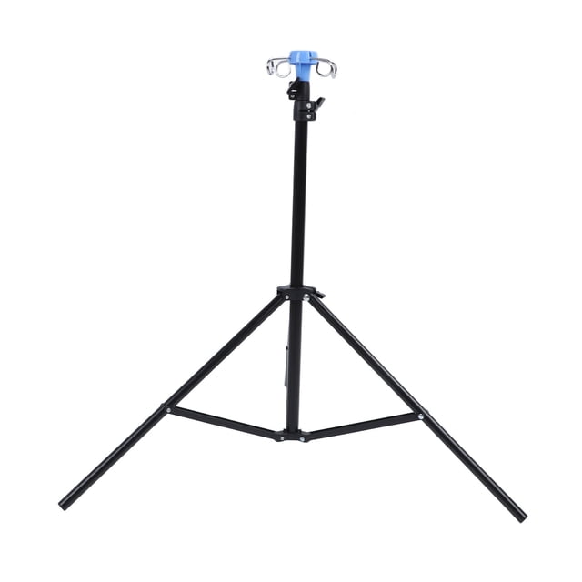 Portable Collapsible IV Pole Stand, Foldable IV Pole 4 Hook 75-210cm Adjustable Height for Clinics