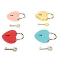 thumbnail image 1 of Cerradura En Forma De Corazón, Cerraduras Retro Duraderas Protectoras Con Llaves Para Diarios, 1 of 7
