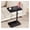 Black, variant on Sunshen TV Tray Table, C-Shape Couch Desk, 360° Swivel Side Table Height Adjustable, Laptop Stand for Couch Recliner, Small Bedside Tables (Black)